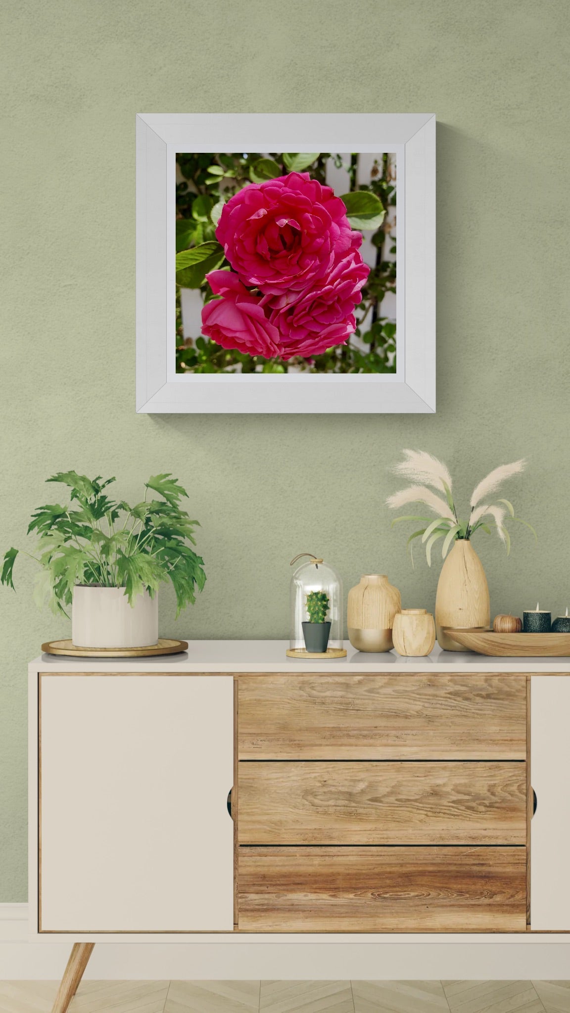 Red Roses Printable Wall Art, Botanical Flower Photography, Digital Download